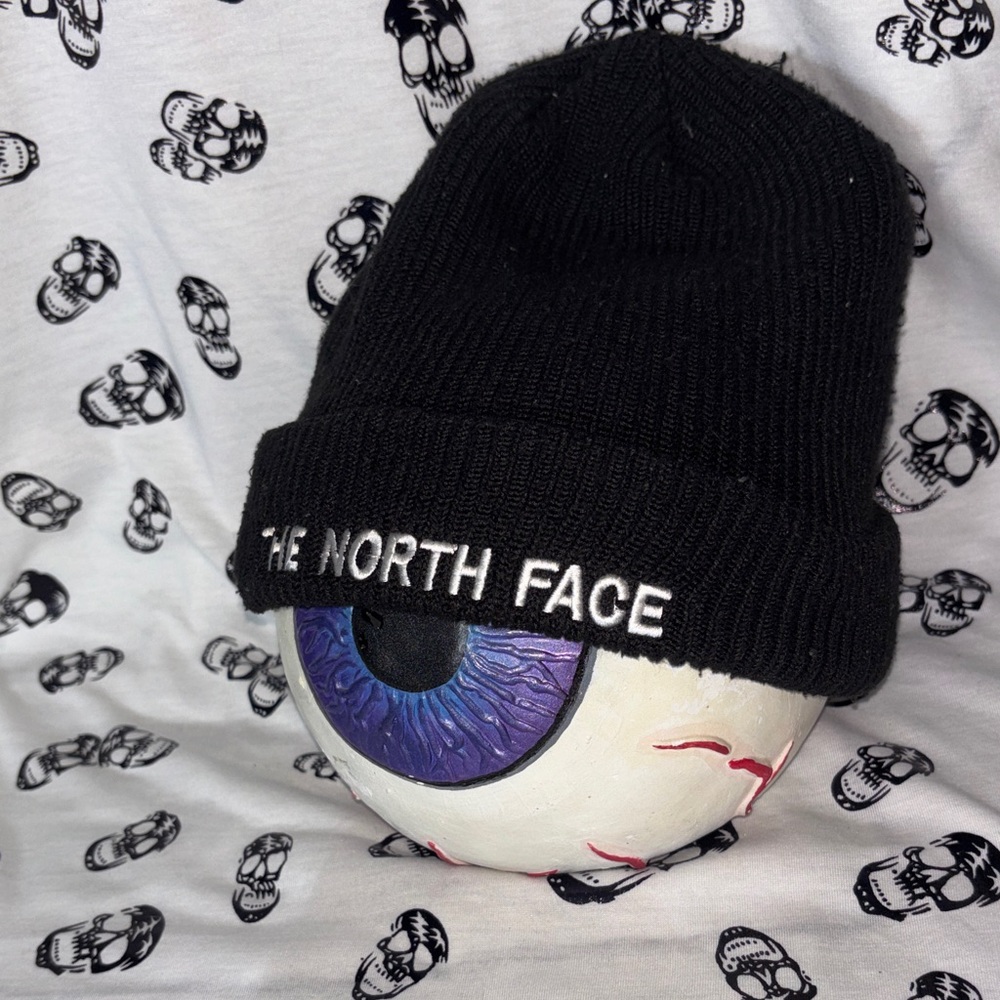 The North Face Kids Black Knit Hat